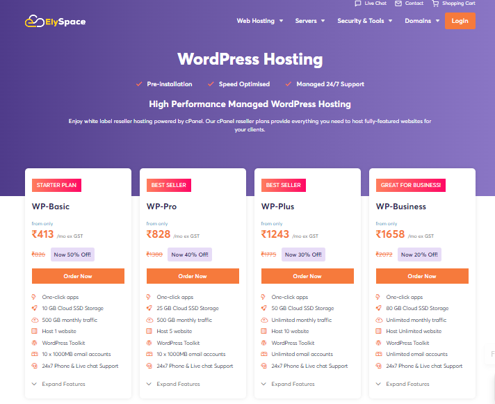 WordPress hosting