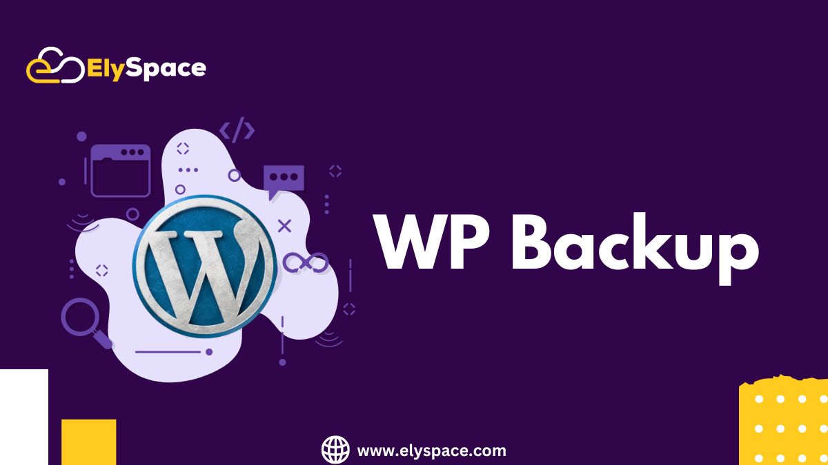 a blue backup wordpress image