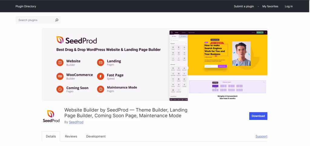  SeedProd's Website Builder