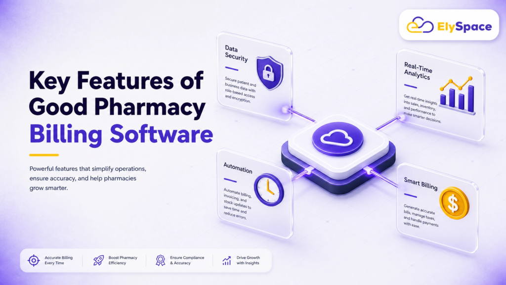 Key Features of Good Pharmacy Billing Software