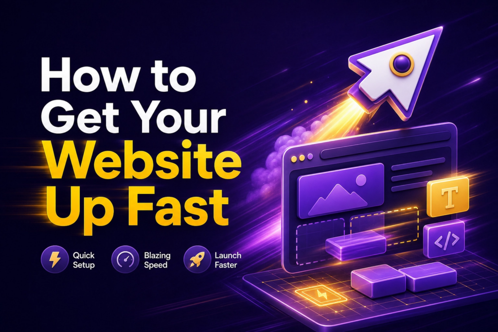 How to Get Your Small Business Website Up Fast