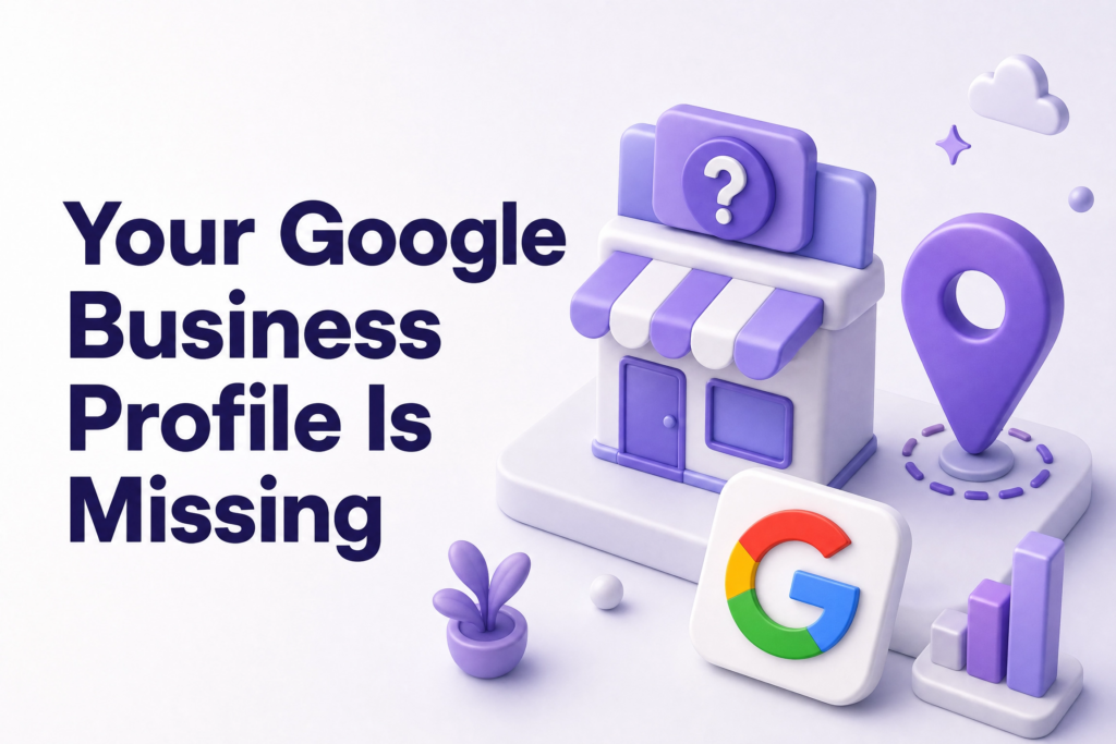 Google Maps local search results showing businesses with complete Google Business Profiles