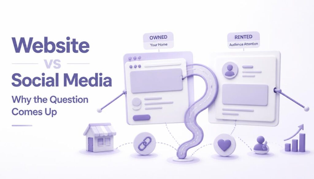 Website vs Social Media for Business