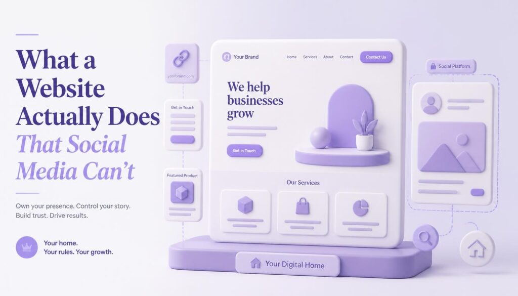 Website vs Social Media for Business