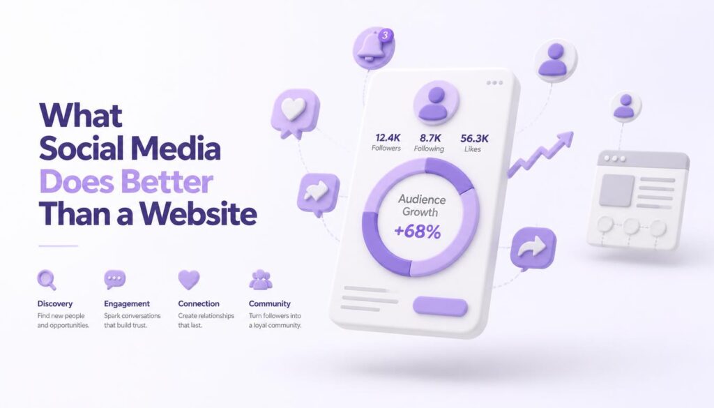Website vs Social Media for Business