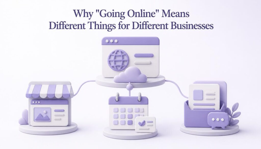 Why "Going Online" Means Different Things for Different Businesses
