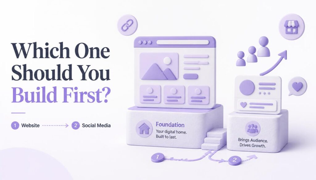 Website vs Social Media for Business