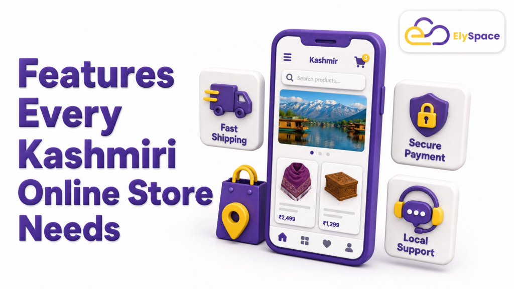 Mobile-friendly ecommerce store design on a smartphone screen