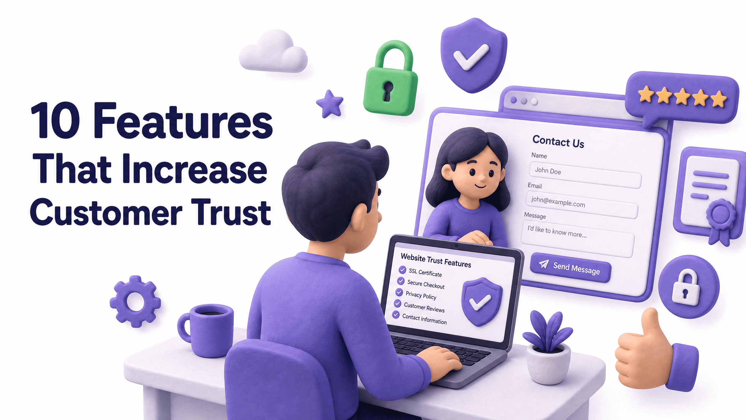 10 Website Features That Increase Customer Trust